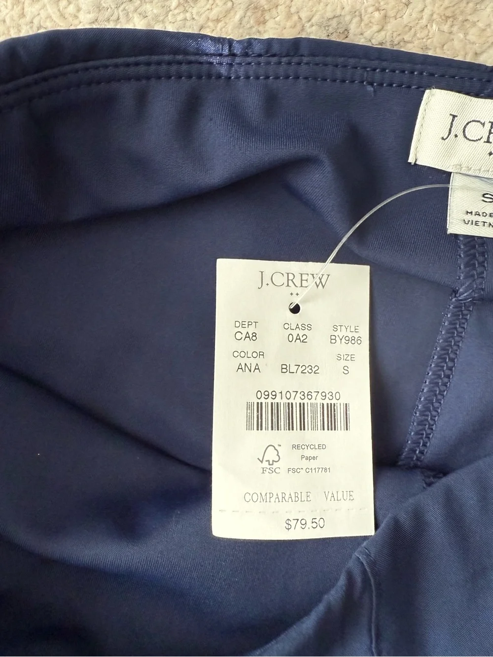 J Crew Pleated Active Skirt